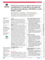 Bimekizumab treatment in patients with active axial spondyloarthritis