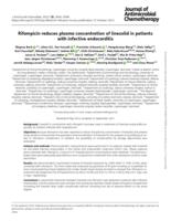 Rifampicin reduces plasma concentration of linezolid in patients with infective endocarditis