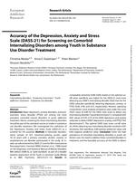 Accuracy of the Depression, Anxiety, and Stress Scale (DASS-21) for screening comorbid internalizing disorders among youth in substance use disorder treatment