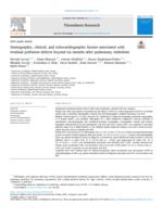 Demographic, clinical, and echocardiographic factors associated with residual perfusion defects beyond six months after pulmonary embolism