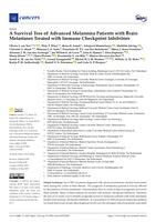 A survival tree of advanced melanoma patients with brain metastases treated with immune checkpoint inhibitors