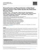 Physical function and physical activity in older breast cancer survivors