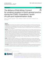 The delivery of Ask-Advise-Connect for smoking cessation in Dutch general practice during the COVID-19 pandemic