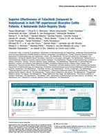 Superior effectiveness of tofacitinib compared to vedolizumab in anti-TNF-experienced ulcerative colitis patients