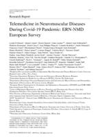 Telemedicine in neuromuscular diseases during COVID-19 pandemic