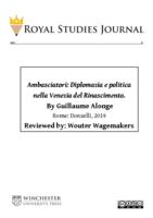 Review of Alonge, G (2019) Ambasciatori: diplomazia e politica nella Venezia del Rinascimento