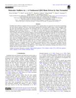 Molecular outflows in z > 6 unobscured QSO hosts driven by star formation