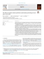 The effect of cognitive load on preference and intensity processing of sweet taste in the brain