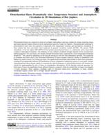 Photochemical hazes dramatically alter temperature structure and atmospheric circulation in 3D simulations of hot Jupiters