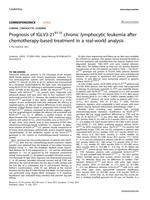 Prognosis of IGLV3-21R110 chronic lymphocytic leukemia after chemotherapy-based treatment in a real-world analysis