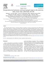 Encapsulation into hyaluronic acid-based nanogels improves the selectivity index of the snake cathelicidin Ab-Cath