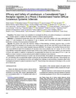 Efficacy and safety of lenabasum, a cannabinoid type 2 receptor agonist, in a phase 3 randomized trial in diffuse cutaneous systemic sclerosis