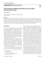 Theory and kinetic modeling of electrochemical cation-coupled electron transfer reactions