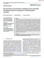 The monitoring and evaluation challenges of the sustainable development goals