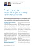 Ervaren impact van kwijtschelding en afboeking van bijstandsschulden