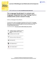 The Language Quadriptych in content and language integrated learning