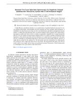 Resonant two-laser spin-state spectroscopy of a negatively charged quantum-dot–microcavity system with a cold permanent magnet