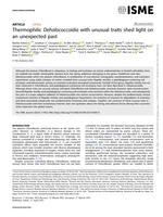 Thermophilic Dehalococcoidia with unusual traits shed light on an unexpected past