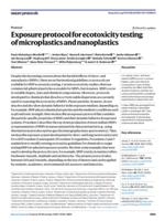 Exposure protocol for ecotoxicity testing of microplastics and nanoplastics