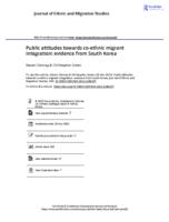 Public attitudes towards co-ethnic migrant integration