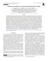 Systematic uncertainties of atomic data in photoionization modeling
