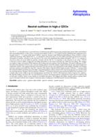 Neutral outflows in high-z QSOs