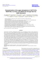 Characterisation of the upper atmospheres of HAT-P-32 b, WASP-69 b, GJ 1214 b, and WASP-76 b through their He I triplet absorption