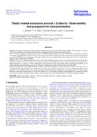 Tidally heated exomoons around ϵ Eridani b: Observability and prospects for characterization