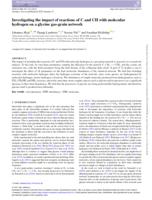 Investigating the impact of reactions of C and CH with molecular hydrogen on a glycine gas-grain network