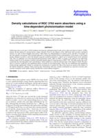 Density calculations of NGC 3783 warm absorbers using a time-dependent photoionisation model