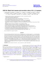 XQR-30: Black hole masses and accretion rates of 42 z ≳ 6 quasars