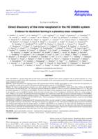Direct discovery of the inner exoplanet in the HD 206893 system