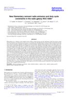 New filamentary remnant radio emission and duty cycle constraints in the radio galaxy NGC 6086