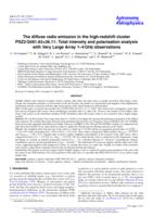 The diffuse radio emission in the high-redshift cluster PSZ2 G091.83+26.11: Total intensity and polarisation analysis with Very Large Array 1-4 GHz observations