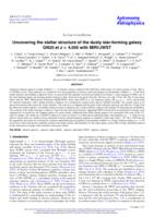 Uncovering the stellar structure of the dusty star-forming galaxy GN20 at z = 4.055 with MIRI/JWST