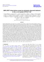 MIRI/JWST observations reveal an extremely obscured starburst in the z = 6.9 system SPT0311-58