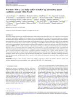 WD 0141−675: a case study on how to follow-up astrometric planet candidates around white dwarfs