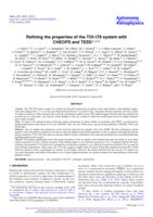 Refining the properties of the TOI-178 system with CHEOPS and TESS