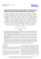 Examining the orbital decay targets KELT-9 b, KELT-16 b, and WASP-4b, and the transit-timing variations of HD 97658 b