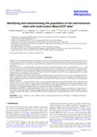 Identifying and characterising the population of hot sub-luminous stars with multi-colour MeerLICHT data