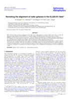 Revisiting the alignment of radio galaxies in the ELAIS-N1 field