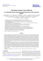 The Planck clusters in the LOFAR sky