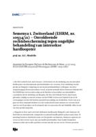 EHRM 11 juli 2023, Semenya t. Zwitserland, nr. 10934/21, ECLI:CE:ECHR:2023:0711JUD001093421, EHRC 2023/187