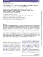 Evolution of the UV LF from z~15 to z~8 using new JWST NIRCam medium-band observations over the HUDF/XDF