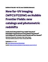 New far-UV imaging (WFC3/F225W) on Hubble Frontier Fields