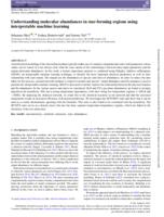 Understanding molecular abundances in star-forming regions using interpretable machine learning