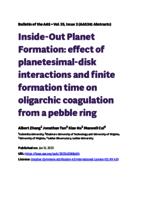 Inside-out planet formation: effect of planetesimal-disk interactions and finite formation time on oligarchic coagulation from a pebble ring