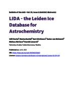 LIDA - the Leiden ice database for astrochemistry