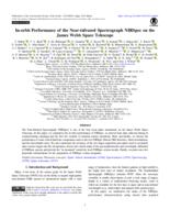 In-orbit performance of the near-infrared spectrograph NIRSpec on the James Webb Space Telescope