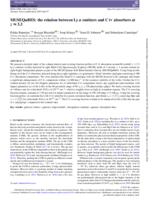 MUSEQuBES: the relation between Ly-alpha emitters and C IV absorbers at z ≈ 3.3